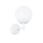 GLOBOSTAR® DALPH 203-0030 Vintage Φωτιστικό Τοίχου - Απλίκα με Ντουί 1 x E27 AC 220-240V IP20 - Λευκό - M18 x Π15 x Υ23cm - Image 2