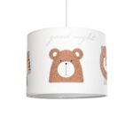 GLOBOSTAR® BEAR 204-0018 Παιδικό Κρεμαστό Φωτιστικό Οροφής με Ντουί 1 x E27 AC 220-240V IP20 - Πολύχρωμο - Μ28 x Π28 x Υ24cm - Image 2