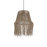 GLOBOSTAR® ROKA 205-0075 Boho Κρεμαστό Φωτιστικό Οροφής με Ντουί 1 x E27 AC 220-240V IP20 - Μπεζ - M30 x Π30 x Υ45cm - Image 2