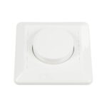 GloboStar® 999-0006 Ροοστάτης Dimmer Τοίχου LED AC100-240V 400W IP20 Μ8.4 x Π8.4 x Υ4.5cm - Image 3