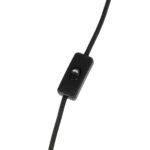 GLOBOSTAR® JAVAN 999-0036 Μοντέρνο Επιτραπέζιο Φωτιστικό Πορτατίφ με Ντουί 1 x E27 AC 220-240V IP20 - Διάφανο & Μαύρο - Μ30 x Π30 x Υ40cm - Image 8