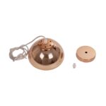 GLOBOSTAR® CRISTIN 999-0038 Μοντέρνο Κρεμαστό Φωτιστικό Οροφής με Ντουί 1 x G4 AC 220-240V IP20 - Χάλκινο - Μ18 x Π18 x Υ13cm - Image 10