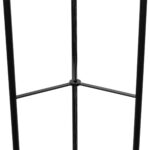 GloboStar® CURACAO 999-0041 Μοντέρνο Επιδαπέδιο Φωτιστικό Μονόφωτο 1 x E27 IP20 Μαύρο Μέταλλο με Καφέ Ξύλο - Μ30 x Π30 x Υ165cm - Image 7