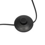 GloboStar® CURACAO 999-0041 Μοντέρνο Επιδαπέδιο Φωτιστικό Μονόφωτο 1 x E27 IP20 Μαύρο Μέταλλο με Καφέ Ξύλο - Μ30 x Π30 x Υ165cm - Image 8