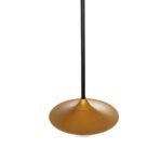 GLOBOSTAR® JOLIET 999-0042 Μοντέρνο Κρεμαστό Φωτιστικό Οροφής με Ντουί 1 x G9 AC 220-240V IP20 - Μαύρο & Χρυσό - Μ20 x Π20 x Y43cm - Image 6