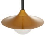 GLOBOSTAR® JOLIET 999-0042 Μοντέρνο Κρεμαστό Φωτιστικό Οροφής με Ντουί 1 x G9 AC 220-240V IP20 - Μαύρο & Χρυσό - Μ20 x Π20 x Y43cm - Image 7