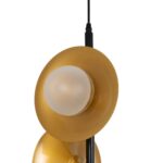 GLOBOSTAR® JOLIET 999-0046 Μοντέρνο Κρεμαστό Φωτιστικό Οροφής με Ντουί 3 x G9 AC 220-240V IP20 - Μαύρο & Χρυσό - Μ27 x Π27 x Y62cm - Image 7