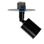 GLOBOSTAR® SARA 999-0058 Χωνευτό Φωτιστικό Οροφής με Ντουί 1 x E27 AC 220-240V IP20 - Μαύρο - Μ8.5 x Π8.5 x Υ11cm - Image 4