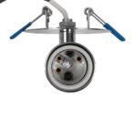 GLOBOSTAR® SARA 999-0059 Χωνευτό Φωτιστικό Οροφής με Ντουί 1 x E27 AC 220-240V IP20 - Ασημί - Μ8.5 x Π8.5 x Υ11cm - Image 2