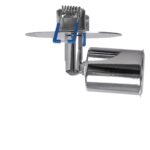 GLOBOSTAR® SARA 999-0059 Χωνευτό Φωτιστικό Οροφής με Ντουί 1 x E27 AC 220-240V IP20 - Ασημί - Μ8.5 x Π8.5 x Υ11cm - Image 3