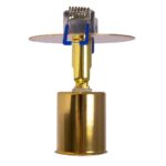 GLOBOSTAR® SARA 999-0060 Χωνευτό Φωτιστικό Οροφής με Ντουί 1 x E27 AC 220-240V IP20 - Χρυσό - Μ8.5 x Π8.5 x Υ11cm - Image 5