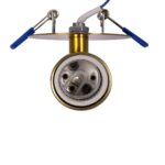 GLOBOSTAR® SARA 999-0061 Χωνευτό Φωτιστικό Οροφής με Ντουί 1 x E27 AC 220-240V IP20 - Χρυσό - Μ8.5 x Π8.5 x Υ11cm - Image 2