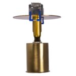 GLOBOSTAR® SARA 999-0061 Χωνευτό Φωτιστικό Οροφής με Ντουί 1 x E27 AC 220-240V IP20 - Χρυσό - Μ8.5 x Π8.5 x Υ11cm - Image 5