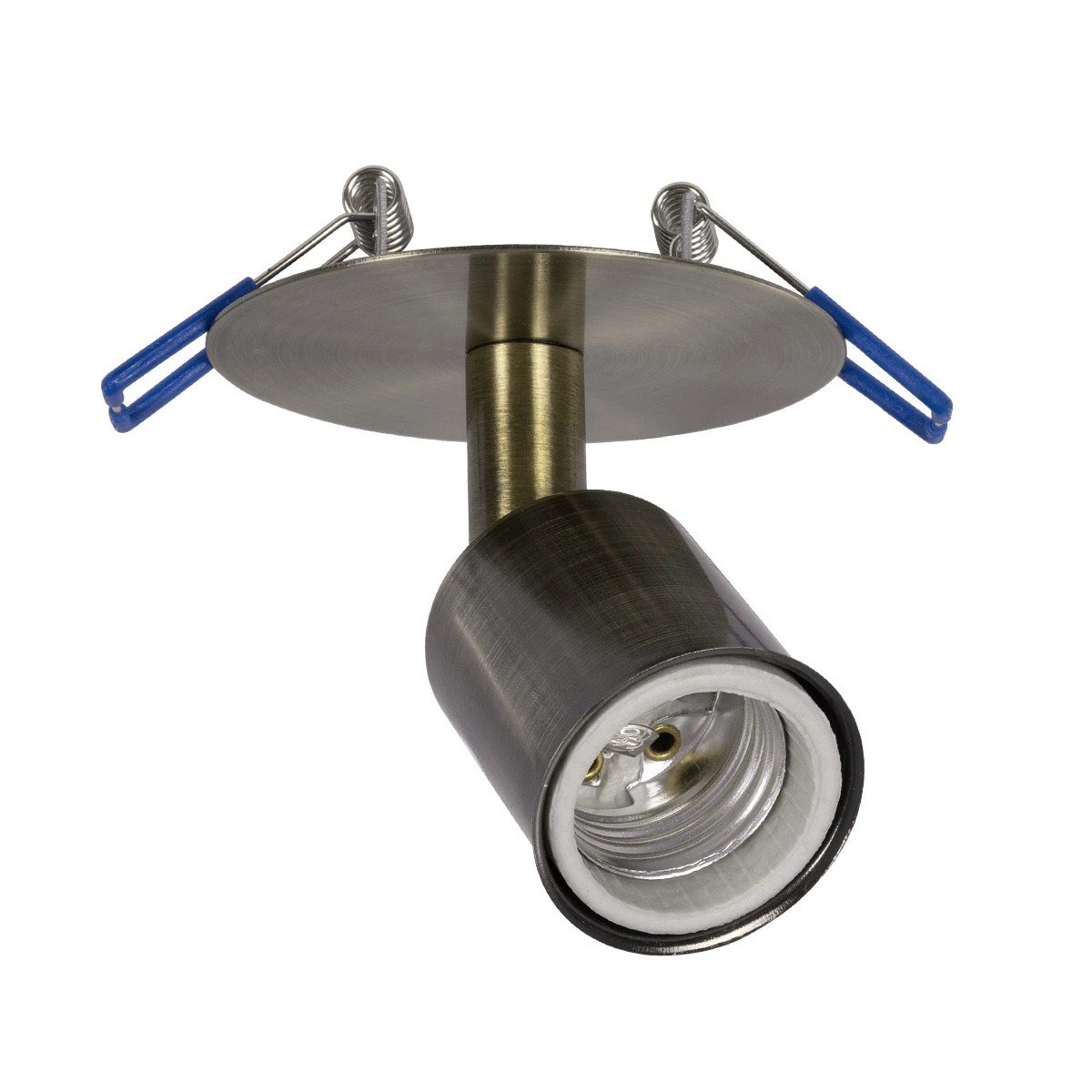 999_0062_0 GLOBOSTAR® SARA 999-0062 Χωνευτό Φωτιστικό Οροφής με Ντουί 1 x E27 AC 220-240V IP20 - Μπρούτζινο - Μ8.5 x Π8.5 x Υ11cm - Image 1