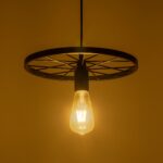 GLOBOSTAR® CASTOR 999-0228 Vintage Κρεμαστό Φωτιστικό Οροφής με Ντουί 1 x E27 AC 220-240V IP20 - Μαύρο - Μ30 x Π30 x Υ11cm - Image 2