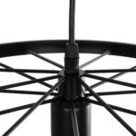 GLOBOSTAR® CASTOR 999-0228 Vintage Κρεμαστό Φωτιστικό Οροφής με Ντουί 1 x E27 AC 220-240V IP20 - Μαύρο - Μ30 x Π30 x Υ11cm - Image 7