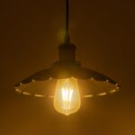 GLOBOSTAR® MARGI 999-0229 Vintage Κρεμαστό Φωτιστικό Οροφής με Ντουί 1 x E27 AC 220-240V IP20 - Μαύρο & Χρυσό - Μ26 x Π26 x Υ14cm - Image 2