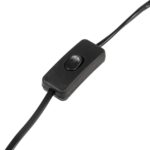 GLOBOSTAR® ELMA 999-0239 Μοντέρνο Επιτραπέζιο Φωτιστικό Πορτατίφ με Ντουί 1 x E27 AC 220-240V IP20 - Μπεζ & Μαύρο - Μ35 x Π20 x Υ43cm - Image 9