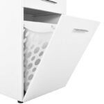 Ντουλάπι με καλάθι απλύτων Diamond Megapap χρώμα λευκό gloss 52x38x187εκ. - Image 5