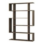 Βιβλιοθήκη Clint Megapap χρώμα καρυδί 108,5x25,5x161εκ. - Image 4