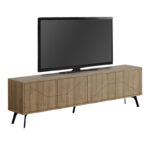 Έπιπλο τηλεόρασης Dune Megapap χρώμα ανοιχτό καρυδί 180x29,6x50εκ. - Image 5