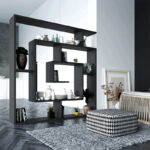 Βιβλιοθήκη Labirent Megapap χρώμα ανθρακί 125x22x129εκ. - Image 3