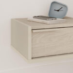 Κομοδίνο επιτοίχιο Eco Megapap χρώμα sandstone - light oak 40x33x18,5εκ. - Image 4