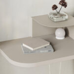 Κομοδίνο επιτοίχιο Luno Megapap με LED χρώμα sandstone 40x30x16,2εκ. - Image 5