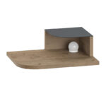 Κομοδίνο επιτοίχιο Luno Megapap με LED χρώμα sepet oak 40x30x16,2εκ. - Image 6