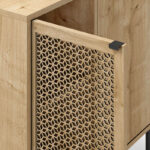 Μπουφές Naive Megapap χρώμα sapphire oak 80x40x80εκ. - Image 5