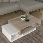 Τραπεζάκι σαλονιού Tab Megapap χρώμα λευκό - cordoba 105x60x32εκ. - Image 2