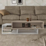 Τραπεζάκι σαλονιού Tab Megapap χρώμα λευκό - cordoba 105x60x32εκ. - Image 3