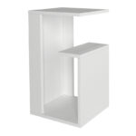 Τραπεζάκι βοηθητικό Rosana Megapap χρώμα λευκό 35x29,5x60εκ. - Image 4