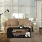 Τραπεζάκι σαλονιού Abdera Megapap χρώμα μαύρο - καρυδί 110x60x42εκ. - Image 4