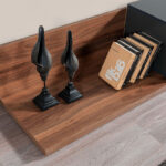 Έπιπλο τηλεόρασης Enstey Megapap επεκτεινόμενο χρώμα καρυδί - ανθρακί 260x41,8x33,5εκ. - Image 4