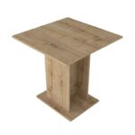 Τραπέζι Allos Megapap χρώμα sapphire oak 75x75x77εκ. - Image 6