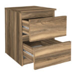 Κομοδίνο Breve Megapap χρώμα καρυδί 39,8x41,8x55εκ. - Image 6