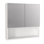 Καθρέπτης μπάνιου Trama Μegapap χρώμα λευκό 60x16,8x65εκ.