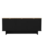 Μπουφές Bohema Megapap χρώμα μαύρο - sepet oak 180x47x76,6εκ. - Image 8
