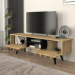 Έπιπλο τηλεόρασης Gemma Megapap χρώμα sepet oak 150x35x46,7εκ. - Image 2