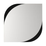 Καθρέπτης τοίχου Lava Μegapap χρώμα μαύρο 70x2,2x70εκ. - Image 4