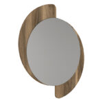 Καθρέπτης τοίχου Sevilla Μegapap χρώμα καρυδί 59,2x2,2x69εκ. - Image 3