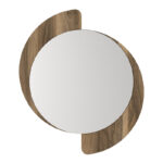 Καθρέπτης τοίχου Sevilla Μegapap χρώμα καρυδί 59,2x2,2x69εκ. - Image 4