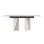 Τραπέζι Sevilla Megapap χρώμα sandstone - travertine 180x90x75εκ. - Image 6