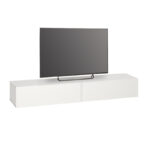 Έπιπλο τηλεόρασης επιτοίχιο Espanse Megapap χρώμα λευκό 241,8x31,7x30εκ. - Image 5