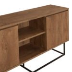 Μπουφές Amedeo Megapap χρώμα καρυδί 140x36x72εκ. - Image 3