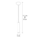 Φωτιστικό οροφής Lizy Megapap E27 μεταλλικό μονόφωτο χρώμα χρυσό vintage Ø4x111εκ. - Image 5