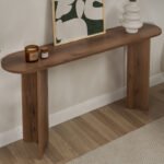 Κονσόλα Sira Megapap χρώμα καρυδί 150x35x75εκ. - Image 2