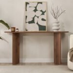 Κονσόλα Sira Megapap χρώμα καρυδί 150x35x75εκ. - Image 3