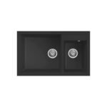 Νεροχύτης κουζίνας QUADRA 440 Nero 40 ELLECI 81,5x50cm